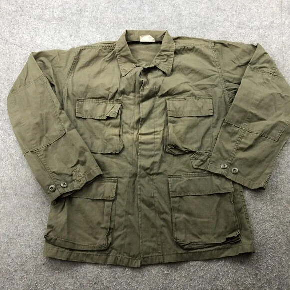 Vintage US Army M65 Field Jacket Mens Small Military Ripstop Coat 80s